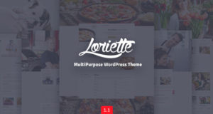 Loriette – Mehrzweck-WordPress-Layout