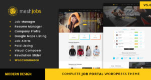MeshJobs – Ein komplettes Jobportal-WordPress-Layout