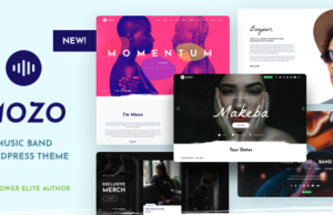 Mozo – Musikband WordPress