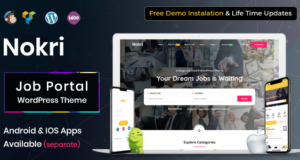 Nokri – Job Board WordPress-Layout