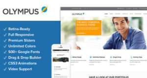 Olympus – Responsives Mehrzweck-WordPress-Vorlage