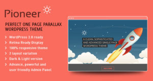 Pionier | Onepage Parallax WordPress Layout