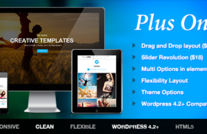 Plus – One-Page-Marketing-Portfolio WordPress-Template