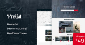 Prolist – Verzeichnis & Listing WordPress Vorlage