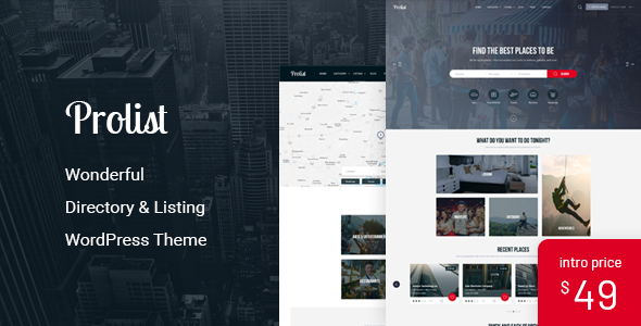 Wordpress Directory Template Prolist - Directory & Listing WordPress Theme
