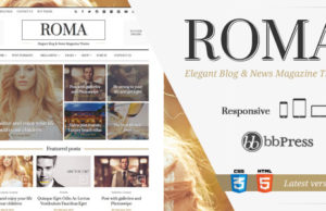 ROMA – Elegantes Blog- und Nachrichtenmagazin