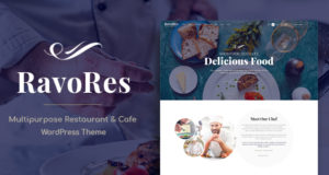 RavoRes – Mehrzweckrestaurant & Cafe WordPress Template
