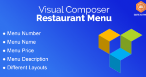 Restaurantmenü für Visual Composer