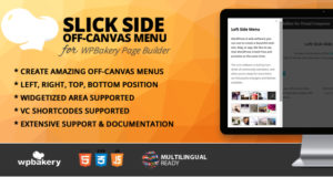 Slick Slide Menu Addon für WPBakery Page Builder (früher Visual Composer)
