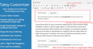 Tabsy Customizer | Add-On für WP Smart Responsive Tabs