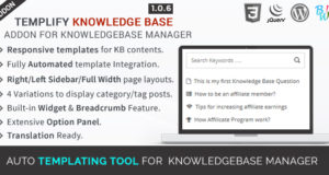 Templify KB – Knowledge Base Addon
