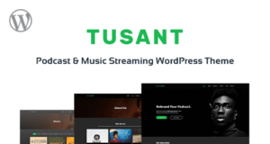 Tusant – ein Podcast- und Musik-Streaming-WordPress-Vorlage