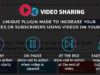 Video-Sharing-Add-On für Easy Social Share-Schaltflächen