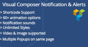 Visual Composer Notifications & Alerts