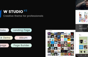 W Studio – Mehrzweck-Portfolio WordPress-Vorlage