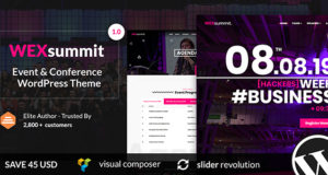 WEXsummit- WordPress-Vorlage für Veranstaltungen und Konferenzen