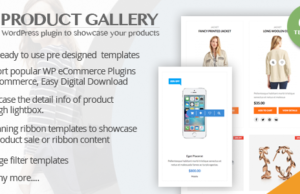 WP Product Gallery – Responsive Products Showcase-Liste für WordPress
