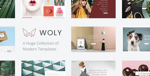 Wordpress Kreativ Template Woly - Multipurpose Theme with A Huge Collection of Modern Layouts for All Your Needs