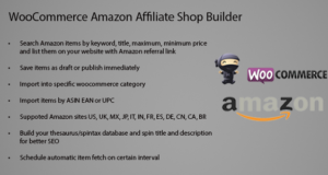 WooCommerce Amazon Affiliate Site Builder