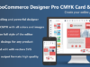 WooCommerce Designer Pro CMYK-Karte und Flyer