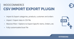 Woocommerce csv import export plugin – Bestellungen, Kunden, Produkte