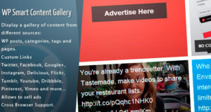WordPress Smart Content Gallery