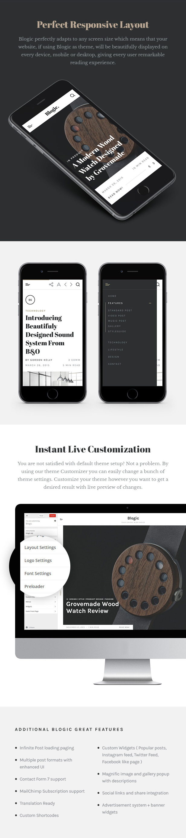 Blogic - Ein Responsive Blog WordPress Layout