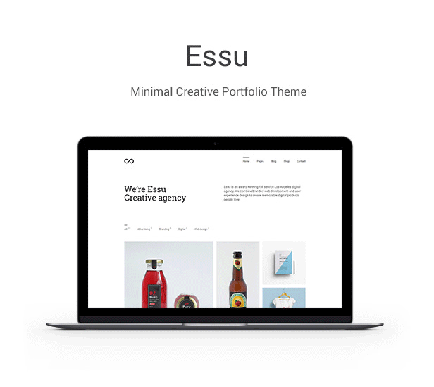 Essu - Creative Portfolio WordPress Template