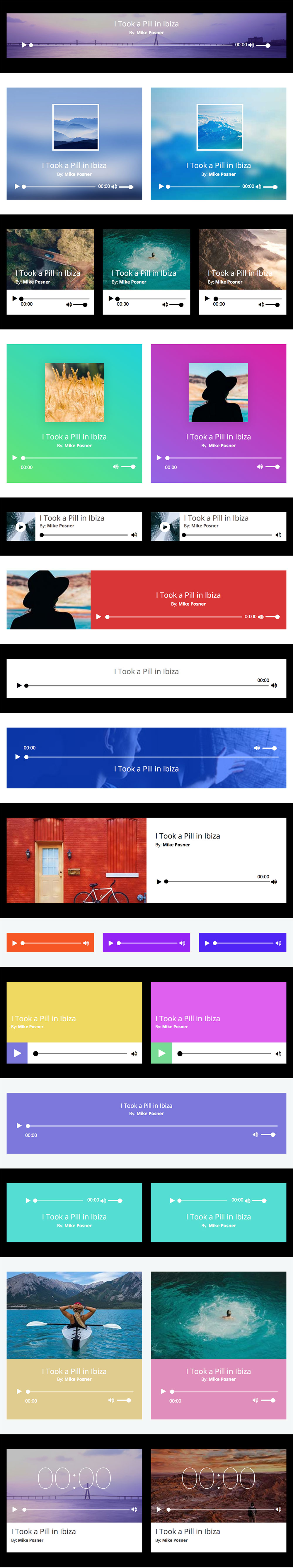 MP3-Audioplayer für WPBakery Page Builder (Visual Composer)