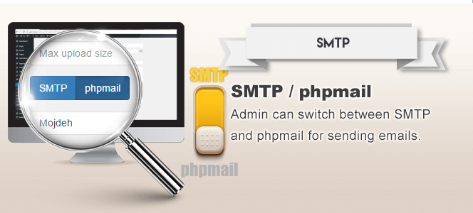 Der Administrator kann Phpmail oder SMTP verwenden, um ECard-E-Mails zu senden