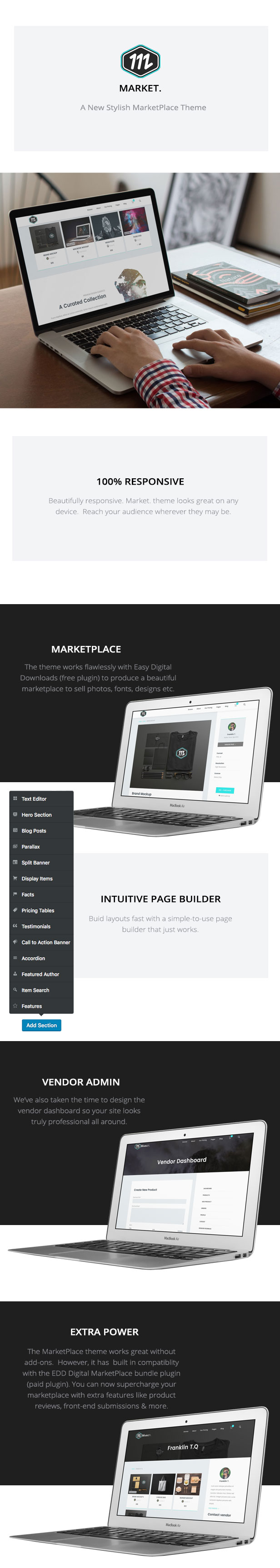 Markt - Marktplatz WordPress Layout