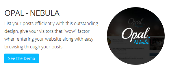 Bluthemes - Opal-Nebel