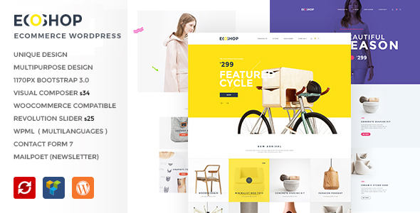 ECOSHOP - Mehrzweck-E-Commerce-WordPress-Theme