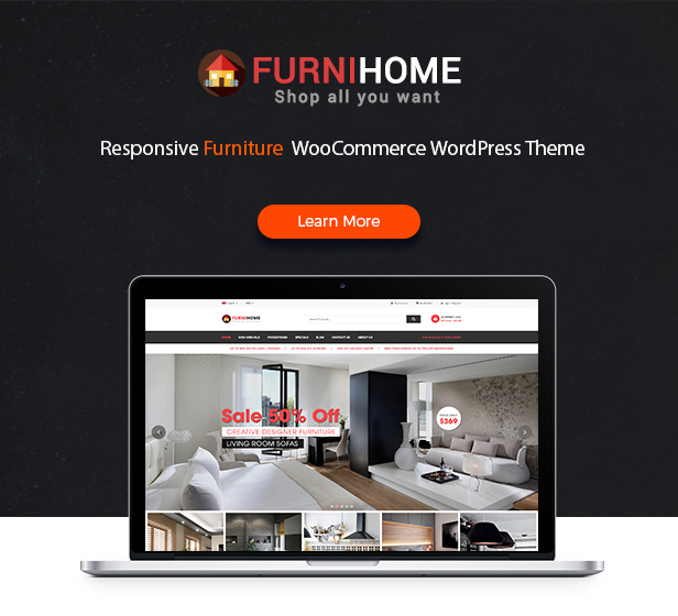 FurniHome - WordPress-Layout für Möbel