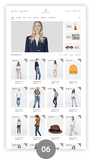 VG Sassy Girl - Responsives WooCommerce-WordPress-Vorlage