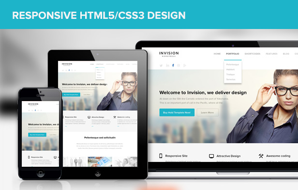 INVISION Responsive Corporate WP Layout