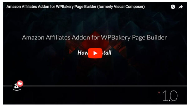 Amazon-Partner-Addon für WPBakery Page Builder (ehemals Visual Composer)