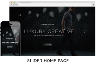 VesaUP Parallax One Page WordPress Layout