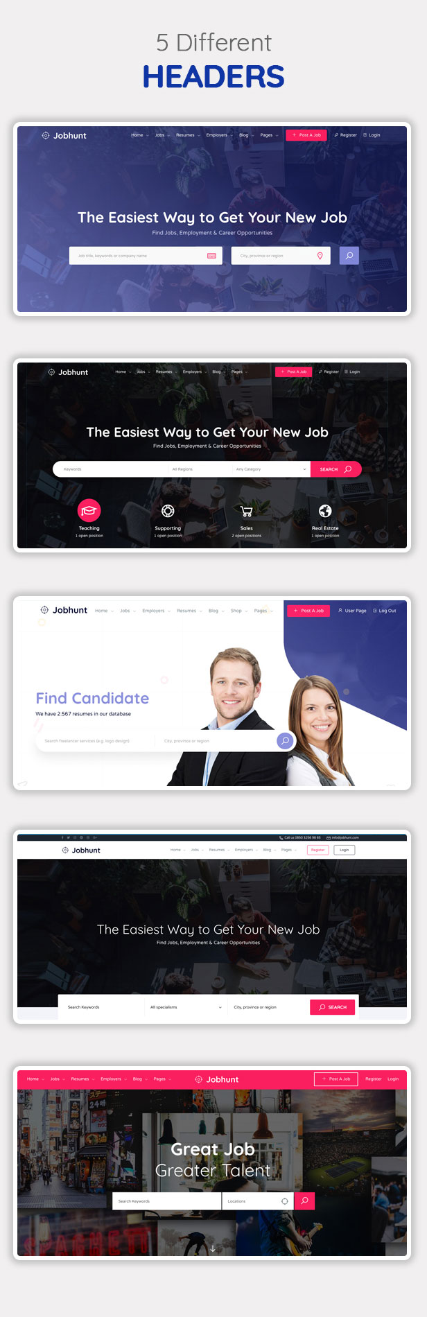 Jobhunt - Job Board WordPress-Vorlage für WP Job Manager - 8