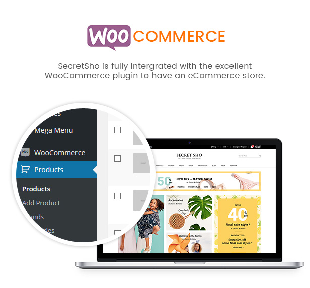 SW SecretSho - WooCommerce Template