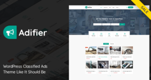 Adifier – Kleinanzeigen WordPress Layout