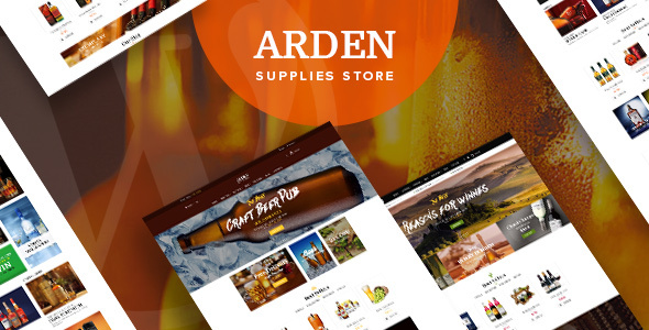 Arden – WordPress-Layout für Brauereibedarf
