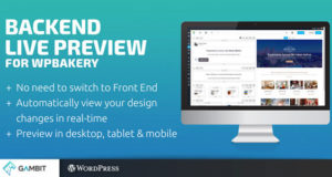 Backend-Live-Vorschau für WPBakery Page Builder (ehemals Visual Composer)