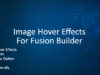 Bild-Hover-Effekte für Fusion Builder