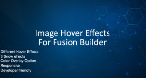 Bild-Hover-Effekte für Fusion Builder