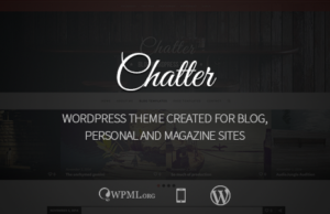 Chatter – Responsive WordPress Blog Template