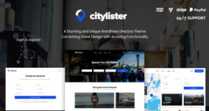 CityLister – Lokale Listings und Verzeichnis-WordPress-Vorlage