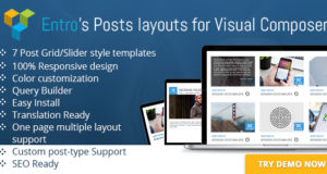 Entro's Posts Layout für Visual Composer