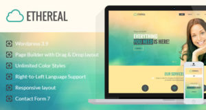 Ethereal – Mehrzweck Parallax WordPress Layout