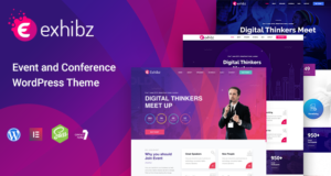 Exhibz – Konferenzereignis WordPress Vorlage